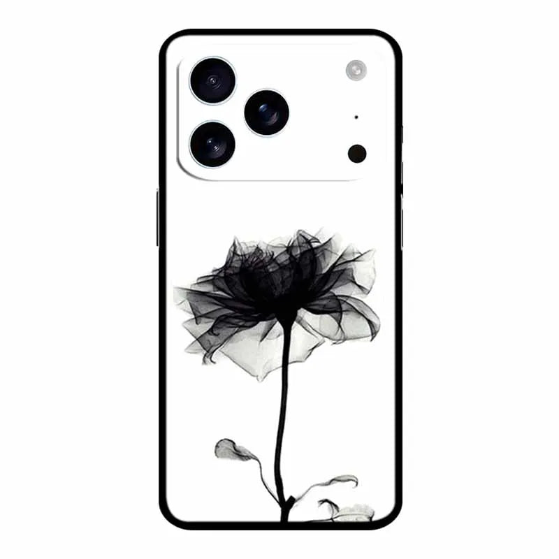 Phone Case For iphone 17 Pro Max Back Cover Case 17Pro Funda Black Silicone Soft Coque For iphone 17 Pro Cases 17Pro Max Shell