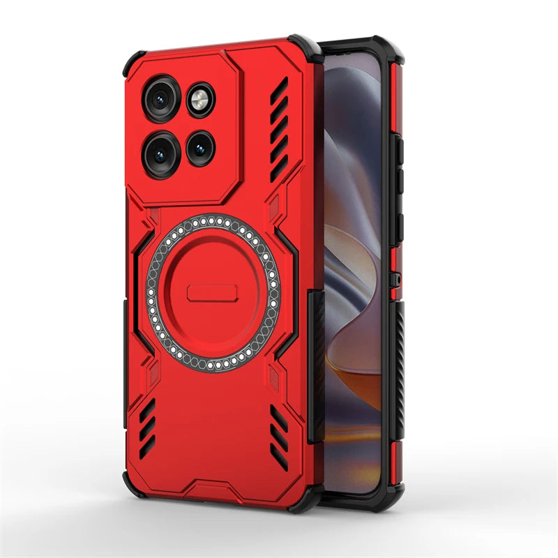 Phone Case For Motorola Moto S50 Case For Moto S50 Shockproof Magnetic Adsorption Wireless Charge Back Cover For Moto S50 Case