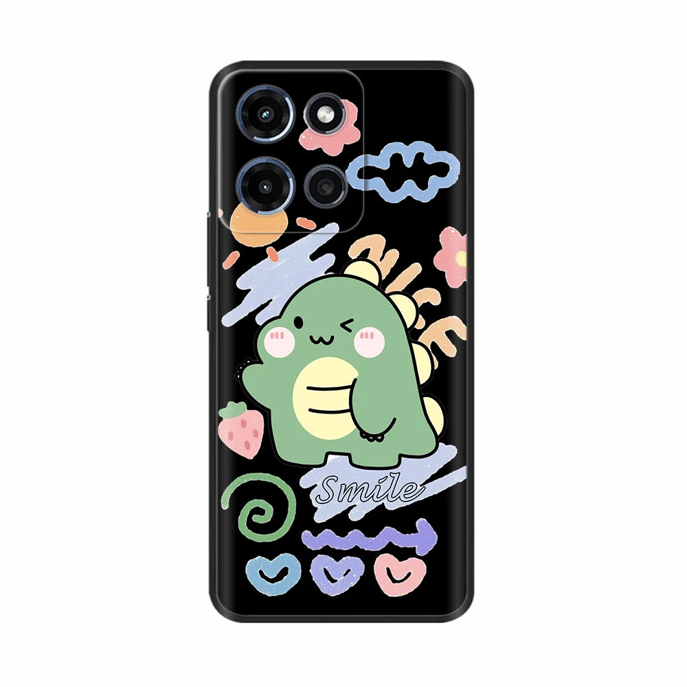 For Motorola Moto G (2025) Case Cute Cartoon Phone Case Soft Liquid Silicone Back Cover For Moto G 2025 5G Silicon Cases Coque