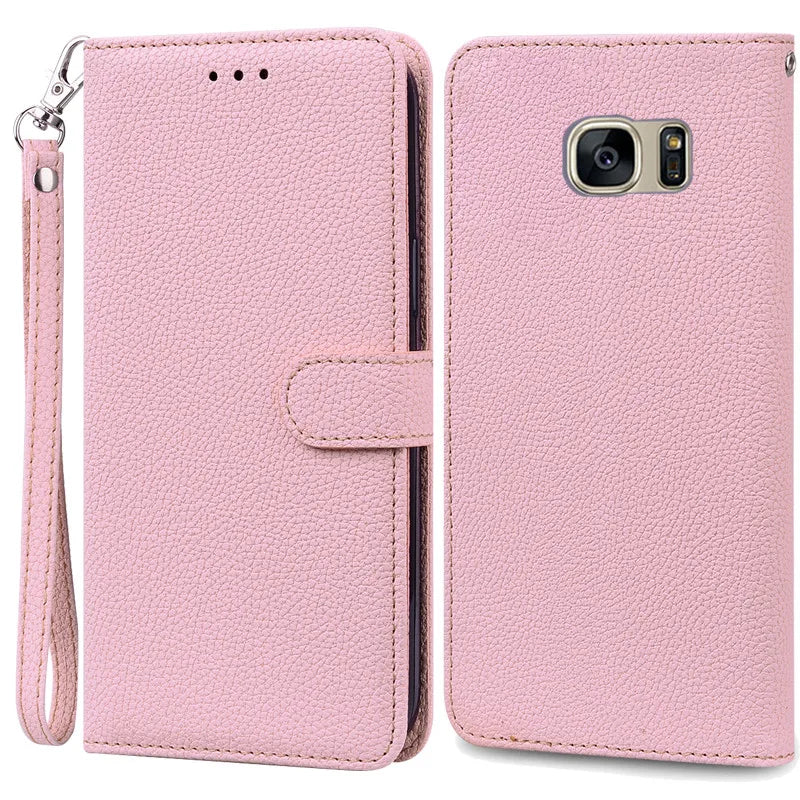 S7Edge Case For Samsung Galaxy S7 Case Leather Wallet On For Samsung S7 Edge Case Soft Flip Cover For Samsung S7 S 7 Edge Fundas