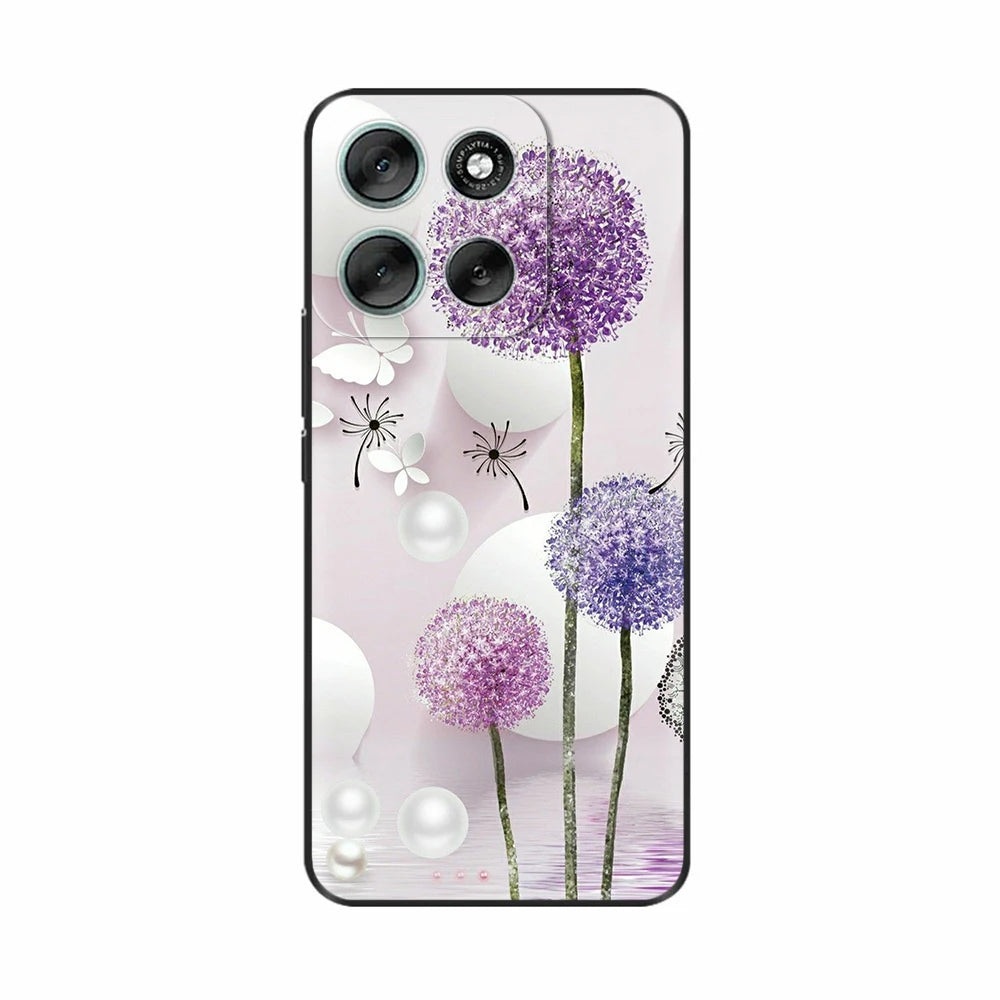 Phone Case For Motorola Moto G86 Case Soft Black Silicone Shockproof Back Cover For Moto G86 XT2527-2 G 86 Cases Covers Fundas