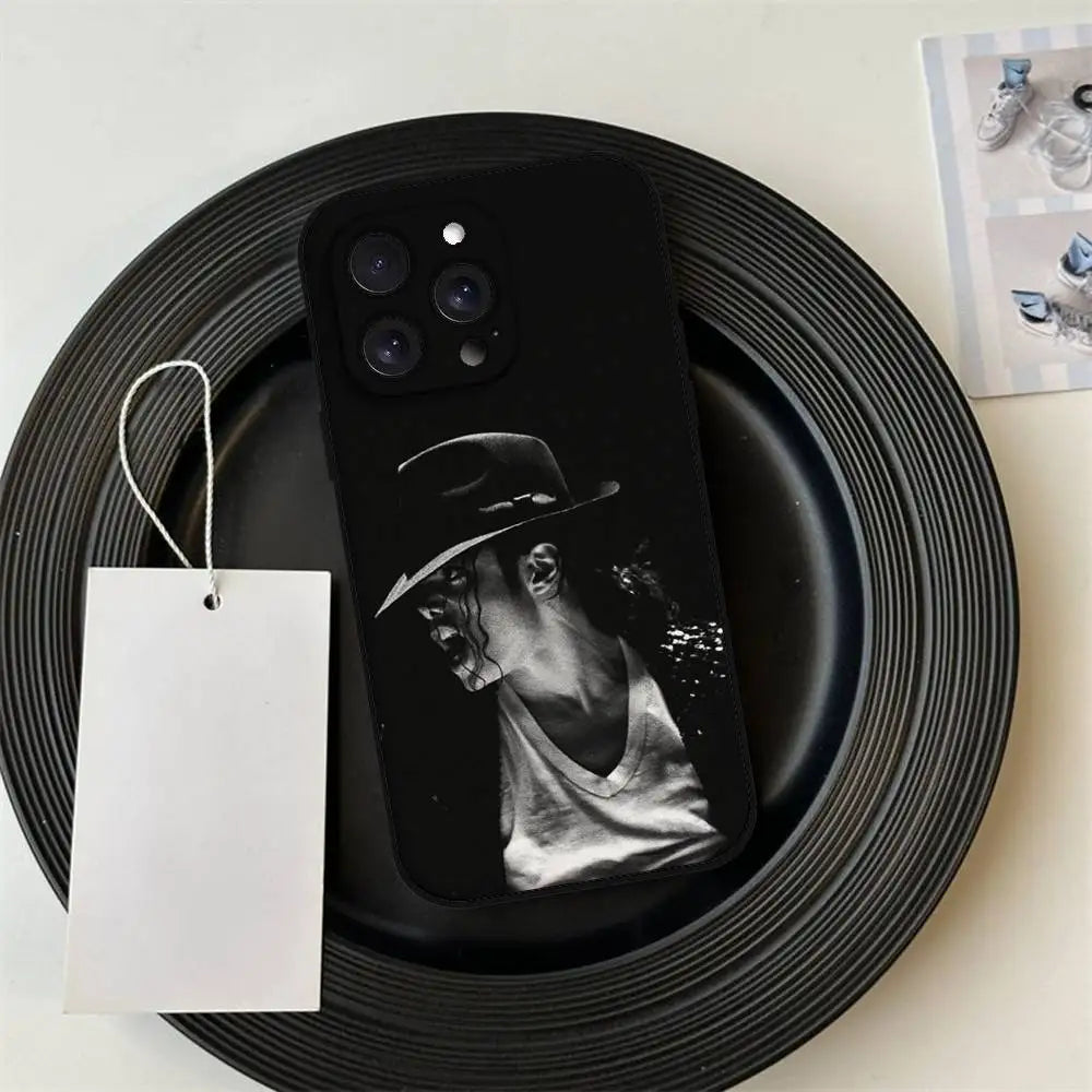 American Singer M-Michael Jackson Phone Case For IPhone 17 16 15 14 13 12 11 PRO MAX PLUS Mini TPU Soft To Skin-friendly Case