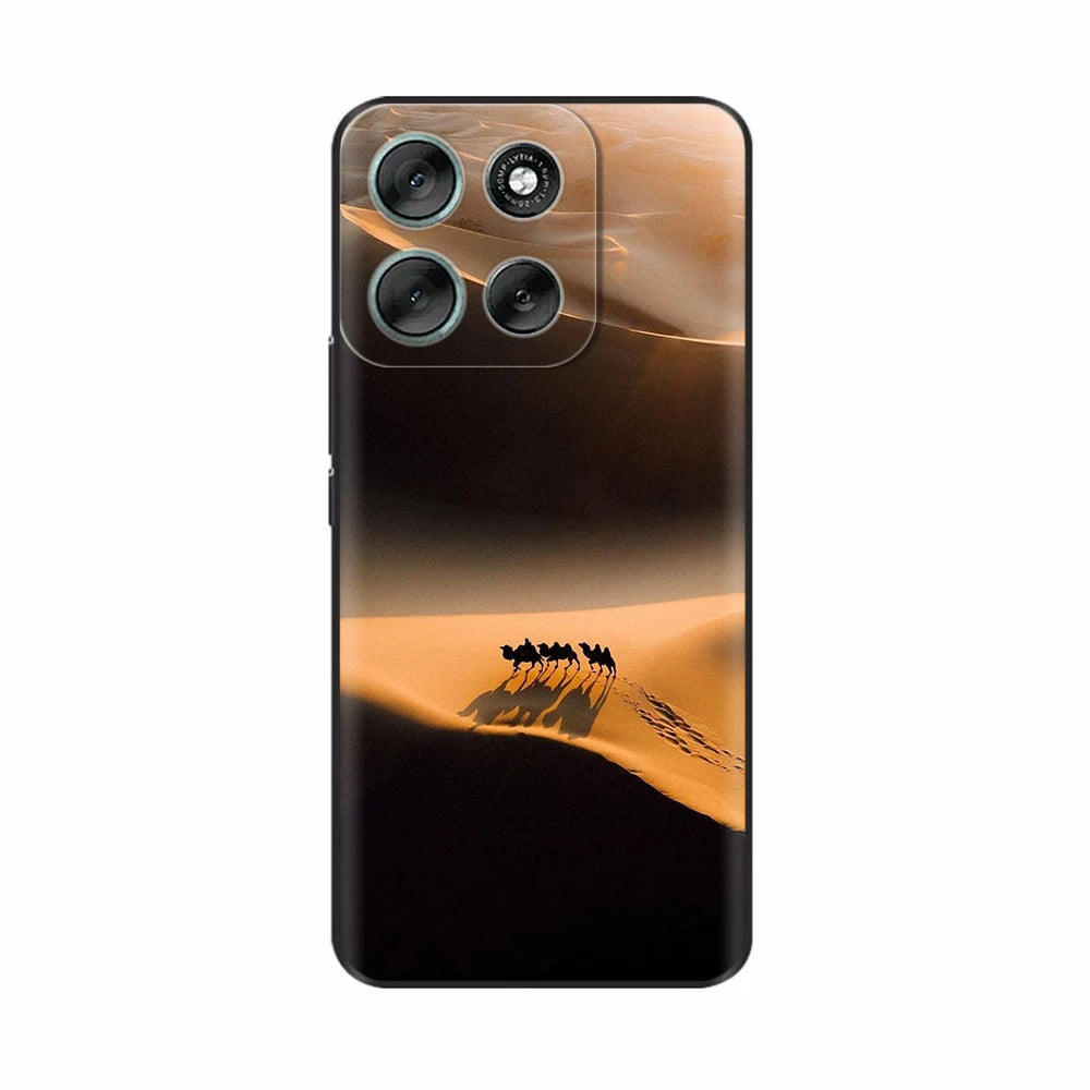 Phone Case For Motorola Moto G86 Case Soft Black Silicone Shockproof Back Cover For Moto G86 XT2527-2 G 86 Cases Covers Fundas