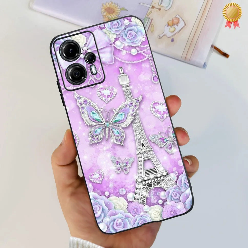 Hot For Motorola Moto G13 Case Fashion Cartoon Astronaut Soft TPU Silicone Back Cover Motorola MotoG23 G32 G42 6.5'' Phone Cases