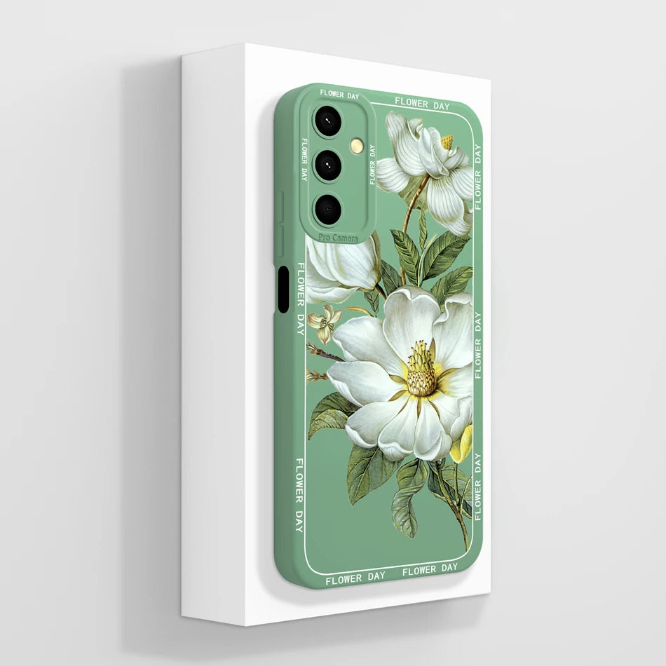 For Samsung Galaxy A24 Phone Case Cute Panda High Quality Liquid Silicone Anti Drop Soft Back Cover For Samsung A 24 Phone Shell