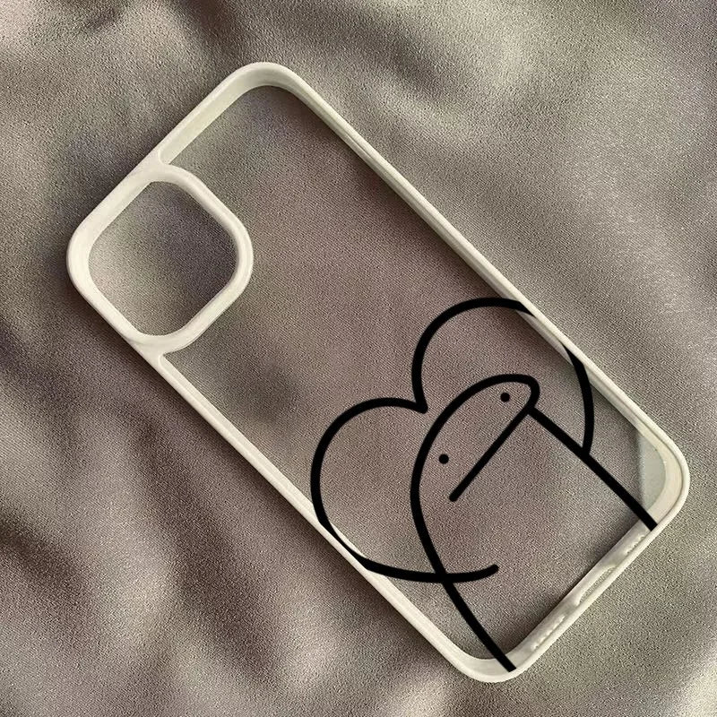 Cute Funny Matchman Phone Case For iPhone 17 16 15 Plus Cases For iPhone 17 Air 11 12 13 14 Pro Max Clear Phone Cover
