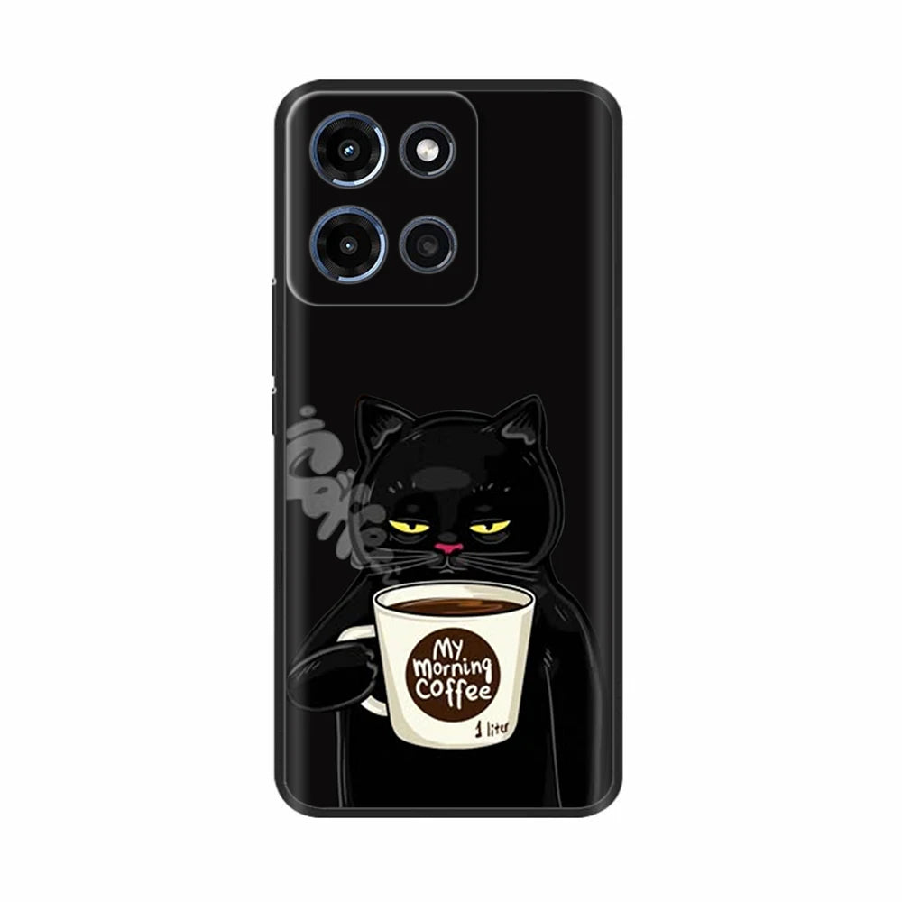 For Motorola Moto G (2025) Case Cute Cartoon Phone Case Soft Liquid Silicone Back Cover For Moto G 2025 5G Silicon Cases Coque