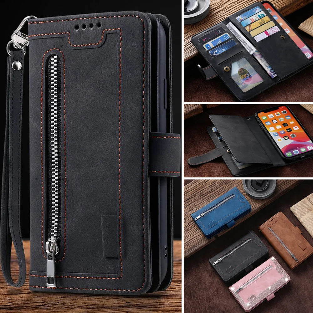 Cases for Motorola Moto E13 E22 E22i E32 E32S E20 E30 E40 Case Cover coque Flip Wallet Phone Covers Sunjolly