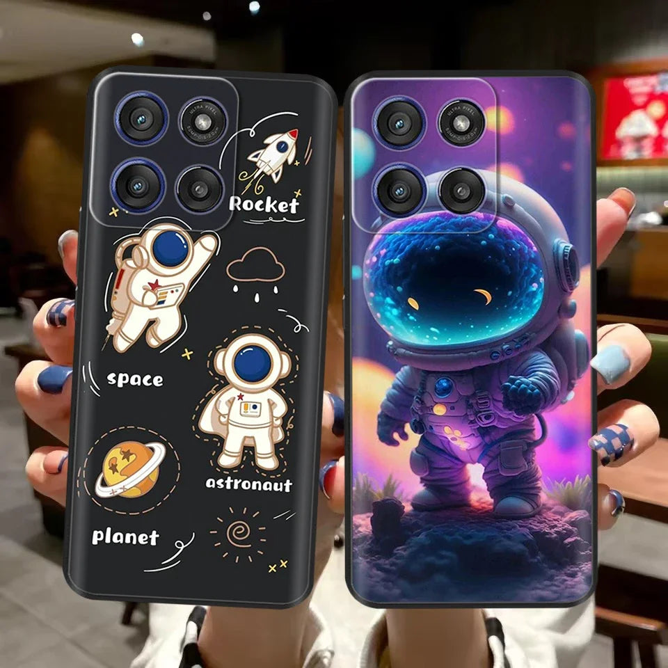 For Motorola Moto G (2025) Case Cute Cartoon Phone Case Soft Liquid Silicone Back Cover For Moto G 2025 5G Silicon Cases Coque