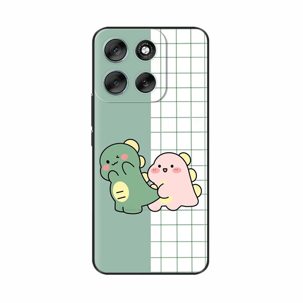 Phone Case For Motorola Moto G86 Case Soft Black Silicone Shockproof Back Cover For Moto G86 XT2527-2 G 86 Cases Covers Fundas