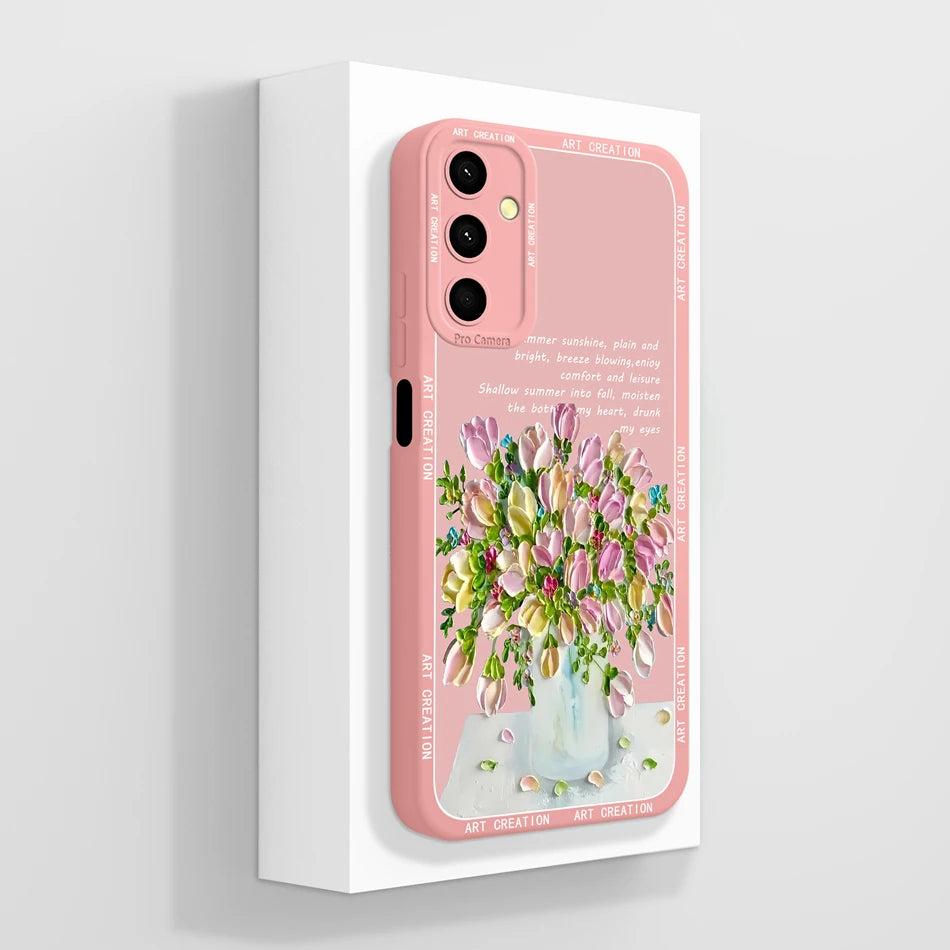 For Samsung Galaxy A24 Phone Case Cute Panda High Quality Liquid Silicone Anti Drop Soft Back Cover For Samsung A 24 Phone Shell