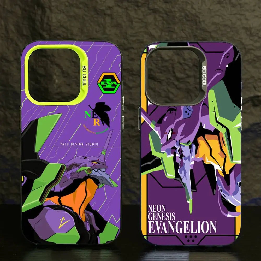 Anime Classic E-Evangelion Phone Cases For iPhone 17 16 15 14 13 12 11 Plus Pro Max Pro Color Matte Cover