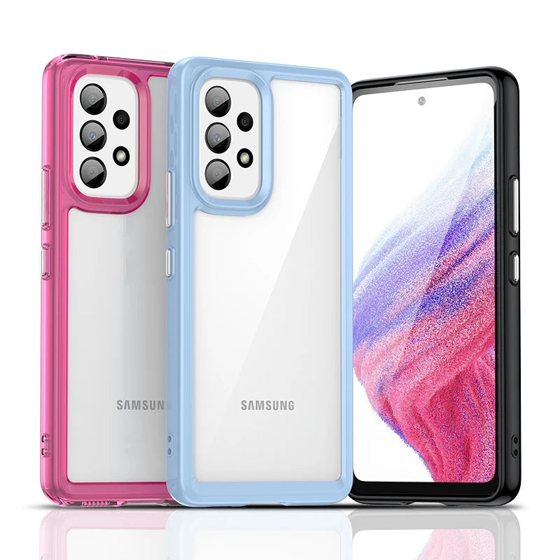 For Samsung Galaxy A53 5G Case Samsung Galaxy A04S A13 A14 A23 A33 A53 M13 M23 Cover Shockproof Candy Phone Cover Samsung A53 5G