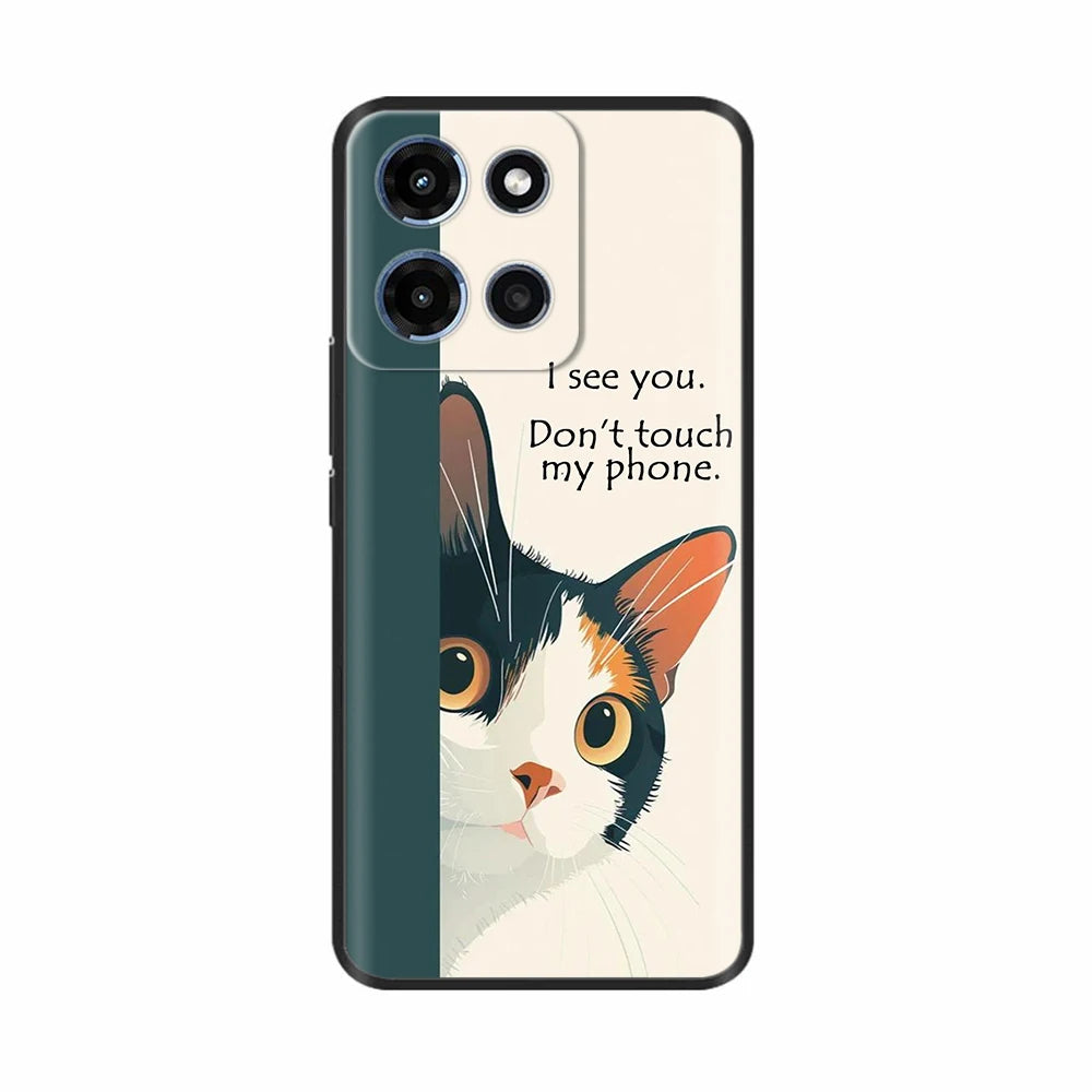 For Motorola Moto G (2025) Case Cute Cartoon Phone Case Soft Liquid Silicone Back Cover For Moto G 2025 5G Silicon Cases Coque
