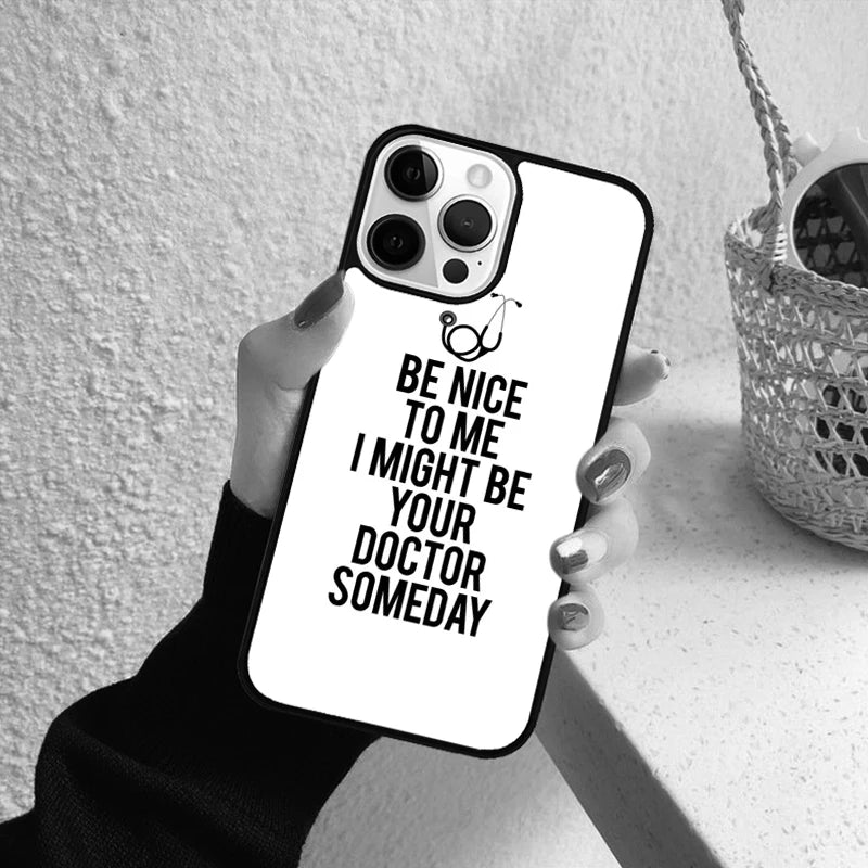 Medical Doctor Nurse Medicine Student Phone Case for iPhone 17 Air 16 15 14 12 13 PLUS 11 PRO MAX Back Cover