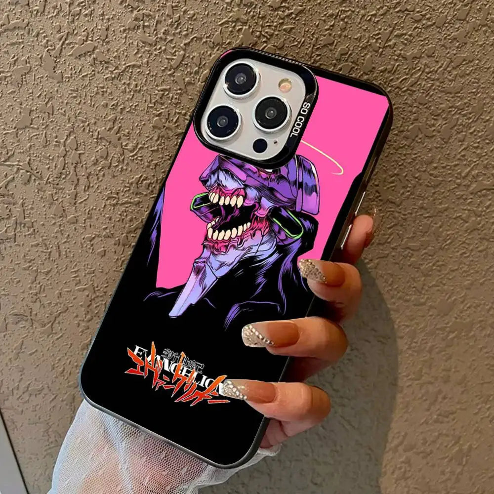 Anime Classic E-Evangelion Phone Cases For iPhone 17 16 15 14 13 12 11 Plus Pro Max Pro Color Matte Cover