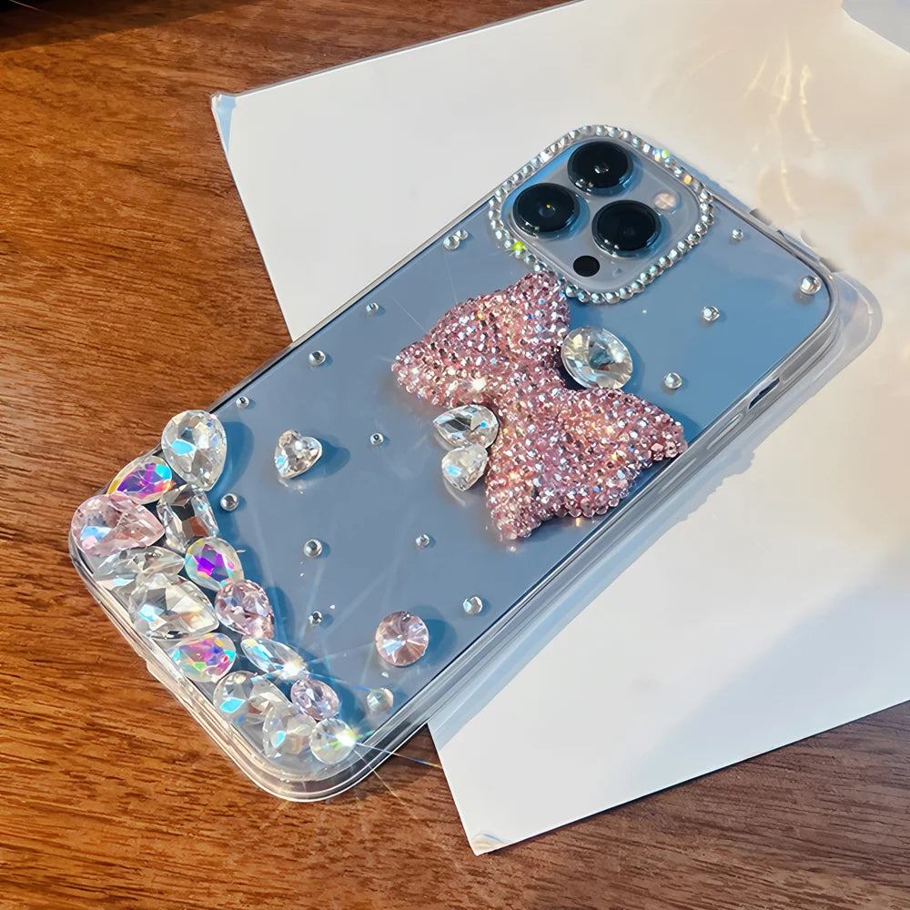 Cases for iPhone 16 15 14 13 12 11 8 7 Pro Max Plus mini X XS XR SE 2020 2022 Case Diamond Phone Cover Sunjolly iPhone 16 Case