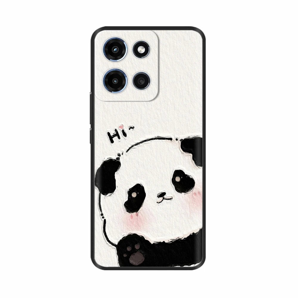 For Motorola Moto G (2025) Case Cute Cartoon Phone Case Soft Liquid Silicone Back Cover For Moto G 2025 5G Silicon Cases Coque