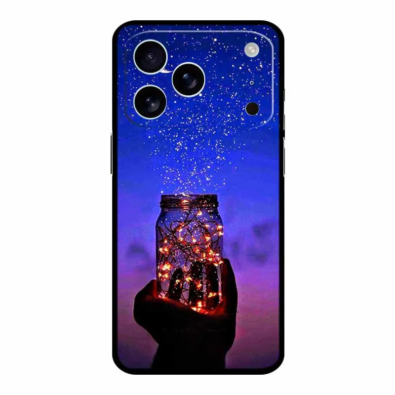 Phone Case For iphone 17 Pro Max Back Cover Case 17Pro Funda Black Silicone Soft Coque For iphone 17 Pro Cases 17Pro Max Shell