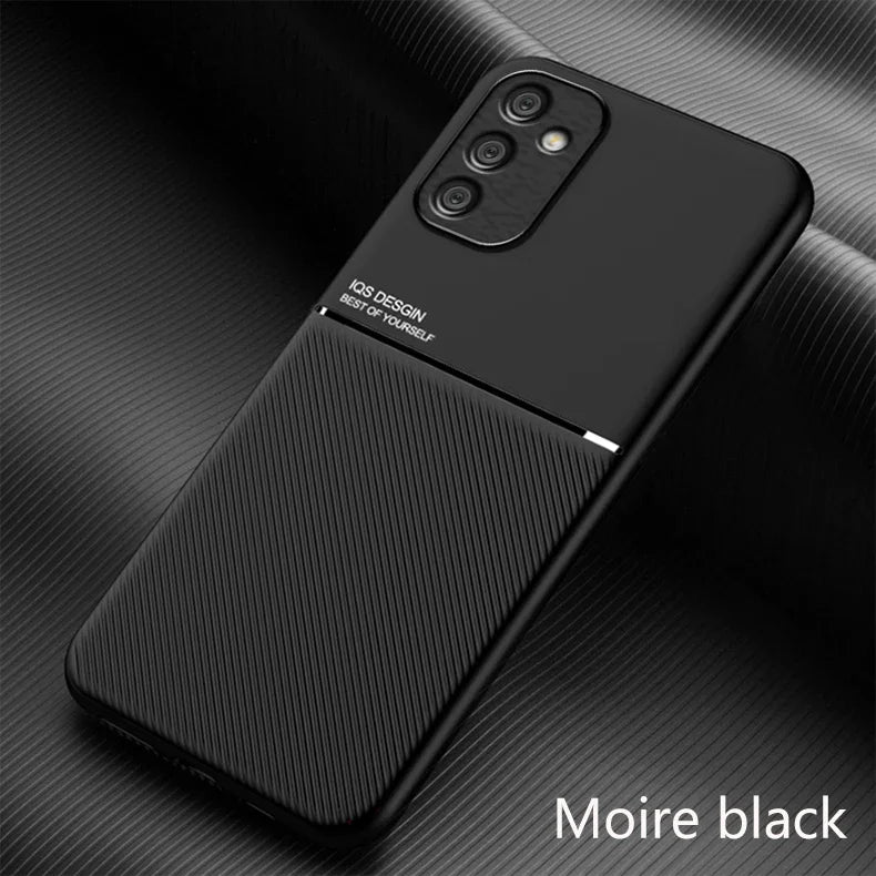 For Samsung Galaxy A70 Case Magnetic Car Holder Phone Cases Samsung A50 A20 A30 A50S A10S Shockproof Soft PU Leather Back Cover