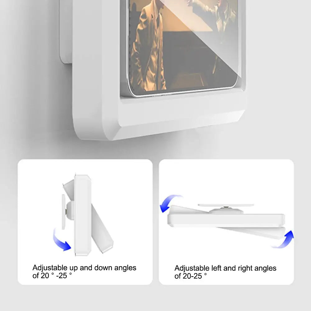 Bathroom Waterproof Phone Case Home Wall Phone Case Stand Box Self-adhesive Touch Screen Phone Cover Shower Sealing Storage