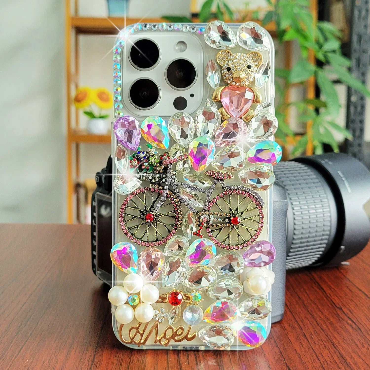 Cases for Motorola Moto G15 G05 G75 G55 G35 G85 G24 G04 G34 G84 G14 G54 5G E15 Case Diamond Phone Cover