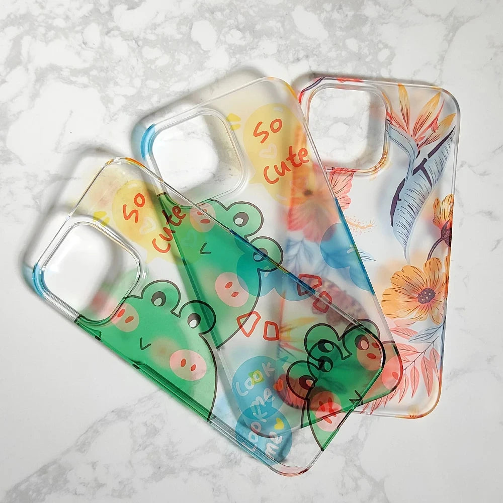 FONLYU 10pc Transparent Blank Phone Cases for 3D Sublimation Printing Covers for iPhone 17 16 15 14 13 12 11 X XS XR Pro Max