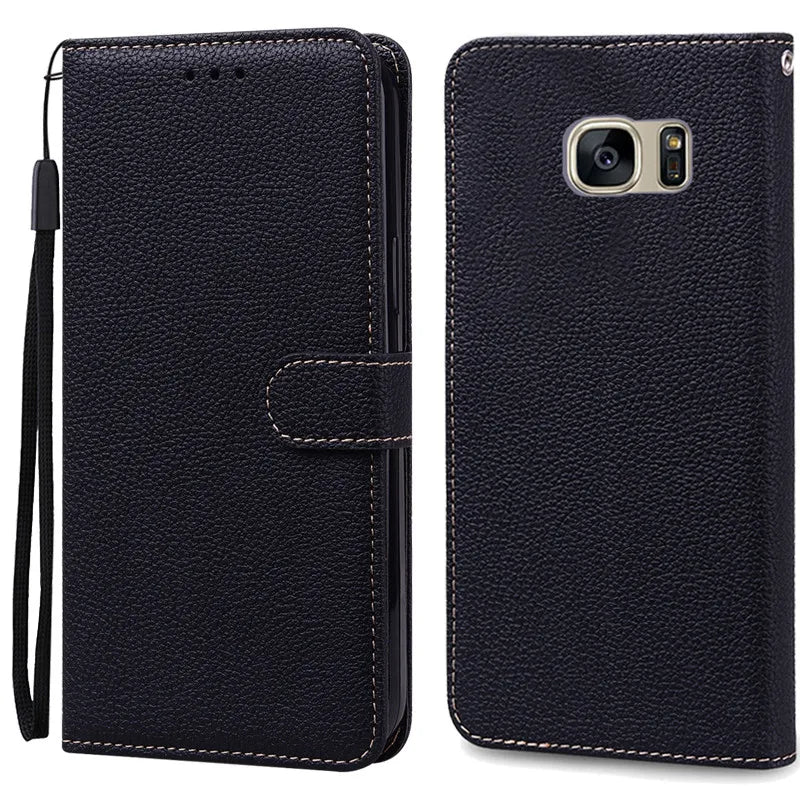 S7Edge Case For Samsung Galaxy S7 Case Leather Wallet On For Samsung S7 Edge Case Soft Flip Cover For Samsung S7 S 7 Edge Fundas