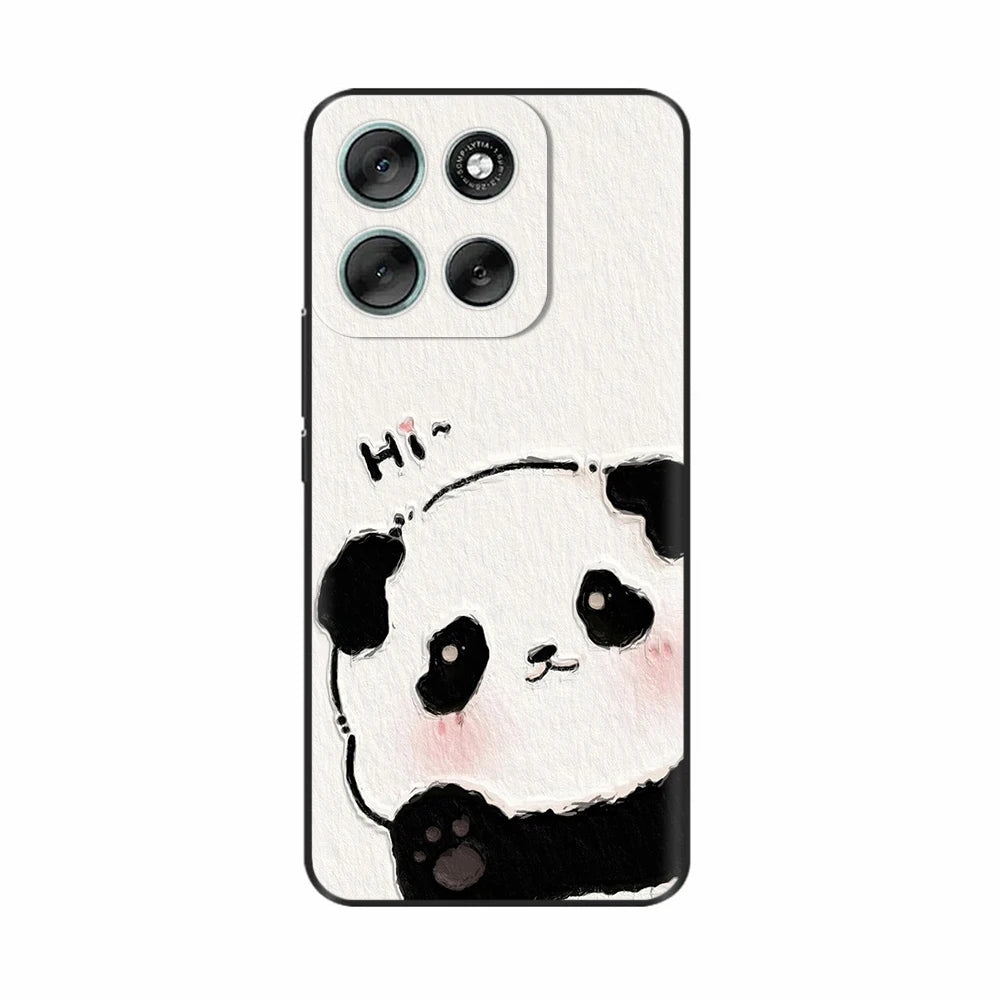 Phone Case For Motorola Moto G86 Case Soft Black Silicone Shockproof Back Cover For Moto G86 XT2527-2 G 86 Cases Covers Fundas