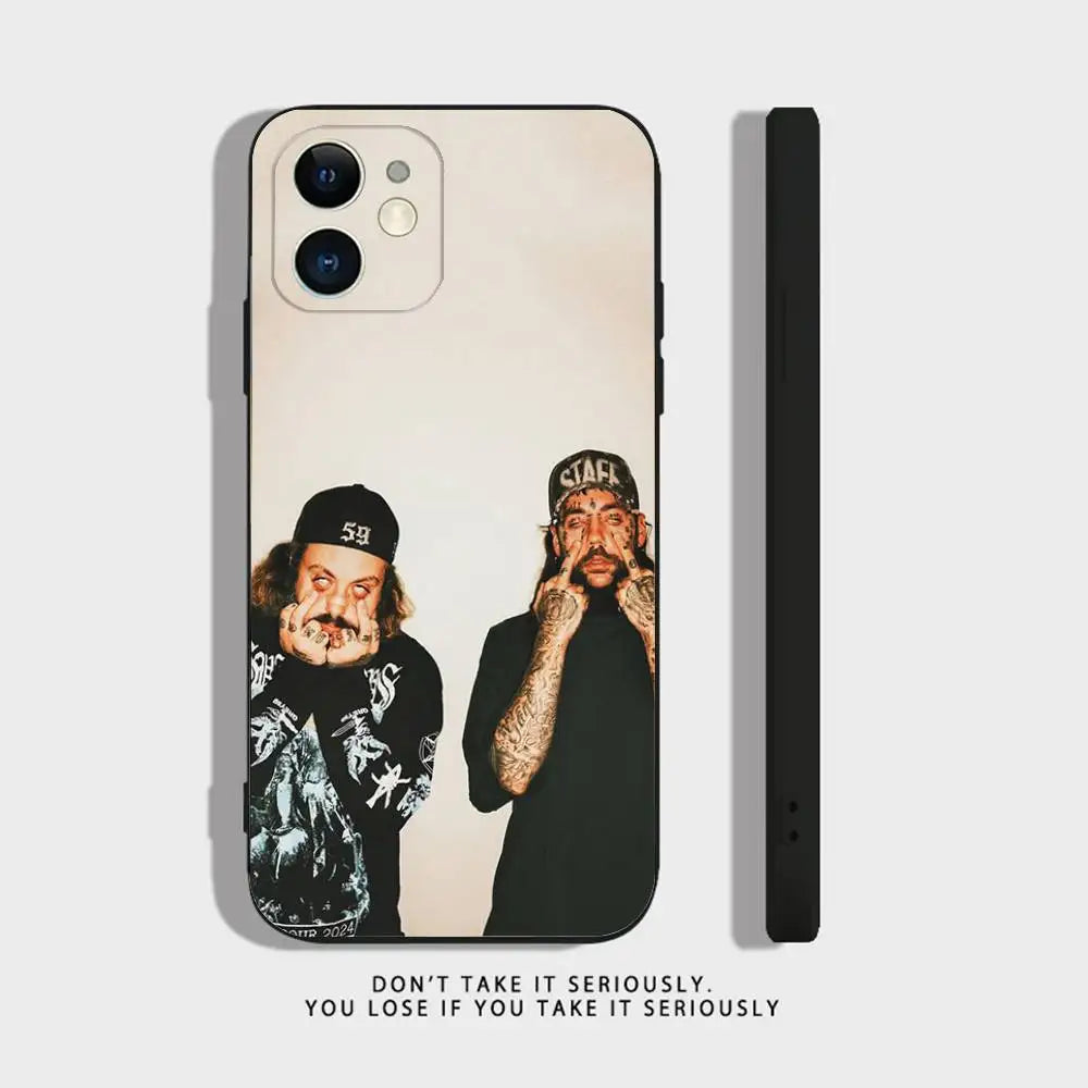 Rap Group S-Suicideboys-S G59 Phone Case For iPhone 17,16,15,14,13,12,11,XR,Pro,XS,Max,XR,Plus,Mini Silicone Black Shockproof