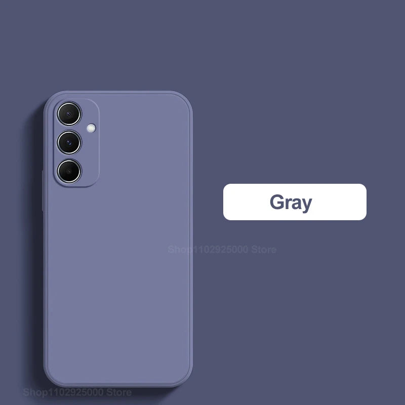 For Samsung A55 A15 A54 Case Soft Liquid Silicone Phone Cases For Samsung Galaxy A55 A15 A54 5G Shockproof Cover For Samsung A55