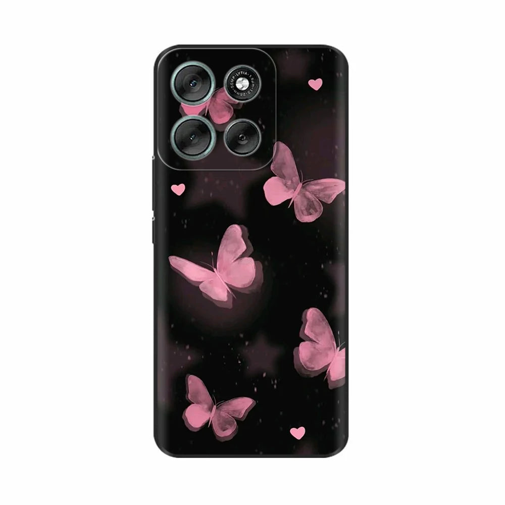 Phone Case For Motorola Moto G86 Case Soft Black Silicone Shockproof Back Cover For Moto G86 XT2527-2 G 86 Cases Covers Fundas