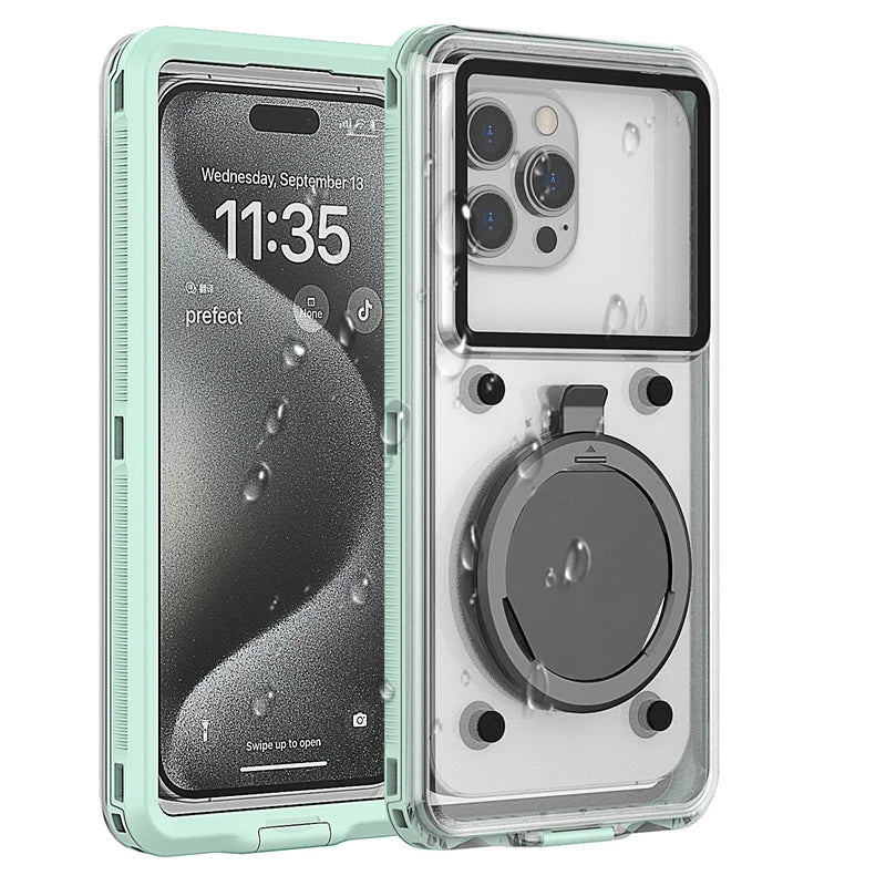 Diving Waterproof Phone Case Within 6.9 Inches Universal For iPhone Samsung Huawei Xiaomi Google Waterproof Protective Case