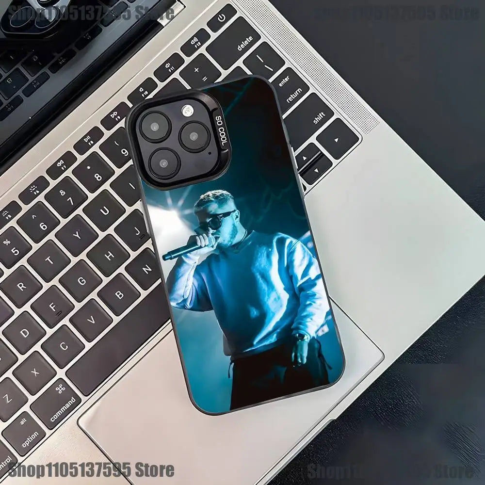 Rapper PLK Chambre 140 Phone Case For iPhone 17,16,15,14,13,12,11,Pro,XS,Max,Plus,Mini,SE4,E Black Matte Shockproof Cover