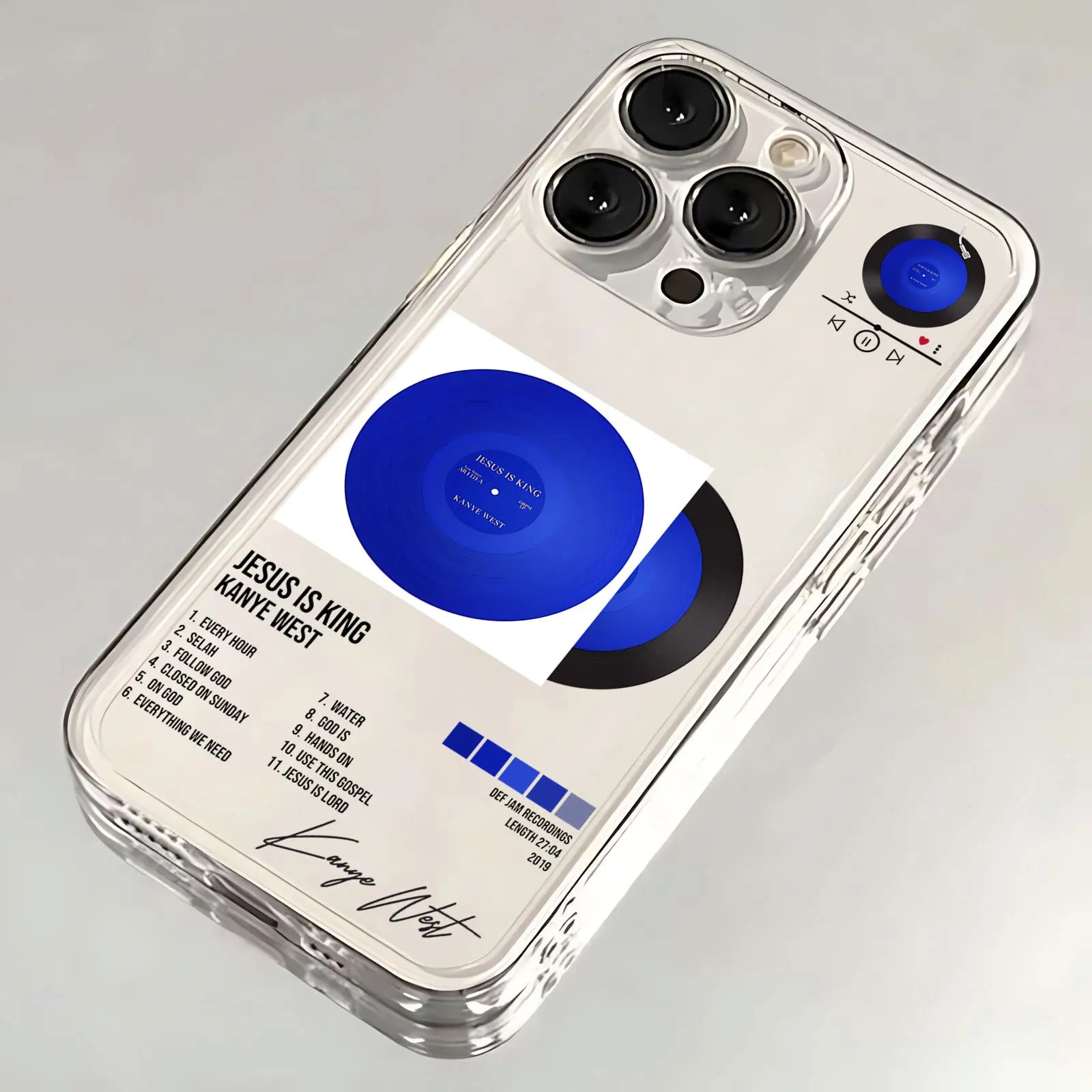 Rapper Kanye West Hot Album Phone Case For iPhone 16 15 14 13 12 11 Mini Pro Max X XR XS Max 7 8 Plus SE20 Transparent Cover