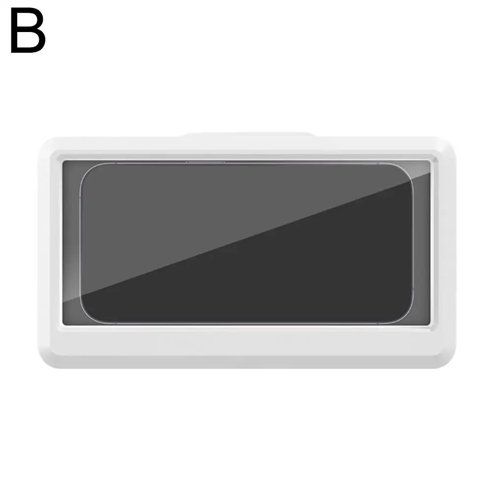 Bathroom Waterproof Phone Case Home Wall Phone Case Stand Box Self-adhesive Touch Screen Phone Cover Shower Sealing Storage