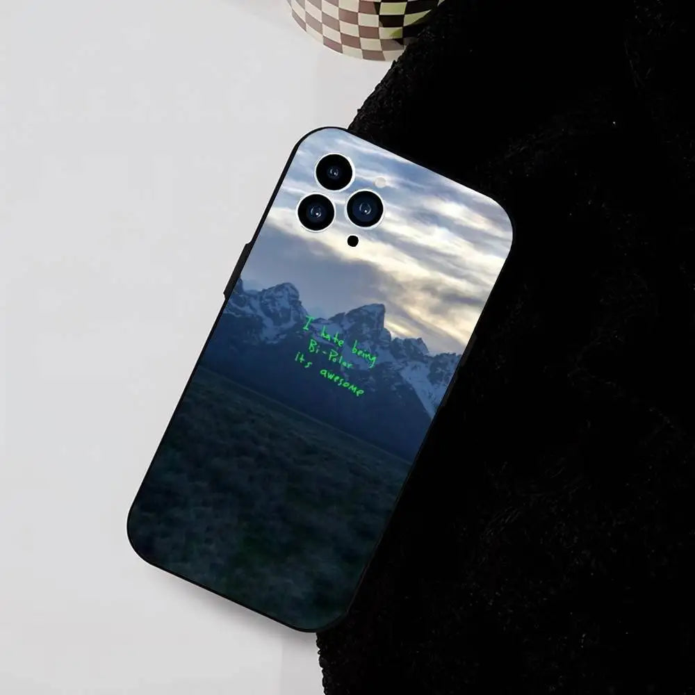 1pc Kanye West Ye Rapper Phone Case Silicone Soft For IPhone 17 Air 16 15 14 13 12 11 Plus Pro Max Plus