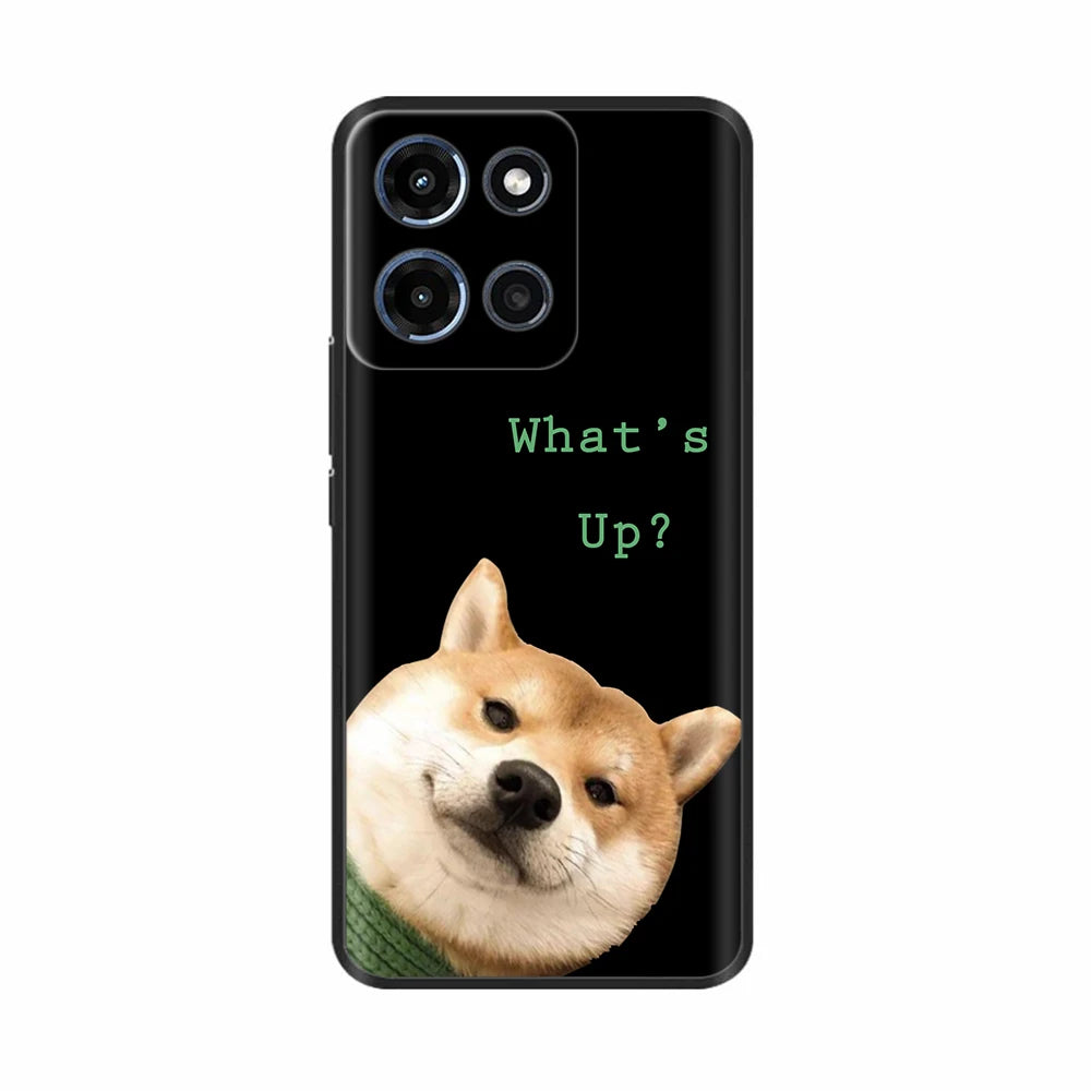 For Motorola Moto G (2025) Case Cute Cartoon Phone Case Soft Liquid Silicone Back Cover For Moto G 2025 5G Silicon Cases Coque