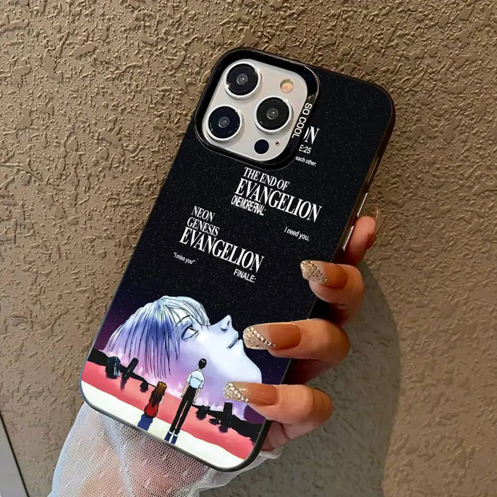 Anime Classic E-Evangelion Phone Cases For iPhone 17 16 15 14 13 12 11 Plus Pro Max Pro Color Matte Cover