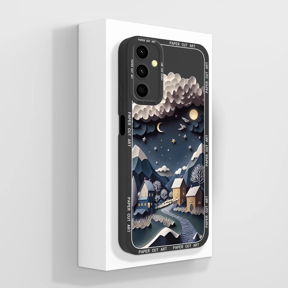 For Samsung Galaxy A24 Phone Case Cute Panda High Quality Liquid Silicone Anti Drop Soft Back Cover For Samsung A 24 Phone Shell