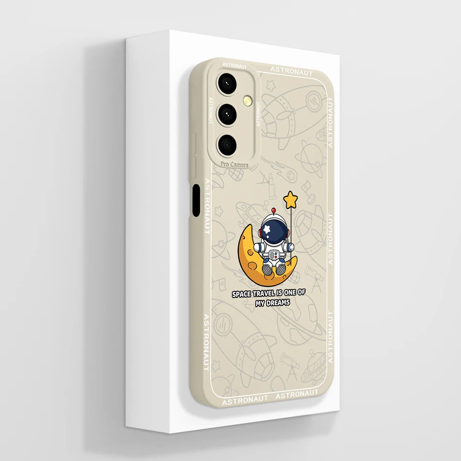 For Samsung Galaxy A24 Phone Case Cute Panda High Quality Liquid Silicone Anti Drop Soft Back Cover For Samsung A 24 Phone Shell