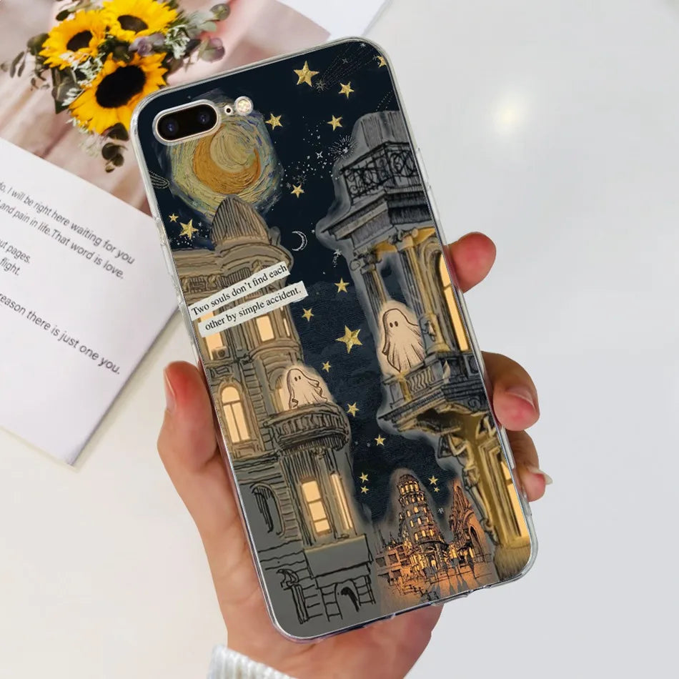 For iPhone 7 8 Plus Phone Case iPhone7 iPhone8 7Plus 8Plus SE 2020 2022 Fashion Cool Pattern Soft Silicone TPU Cases