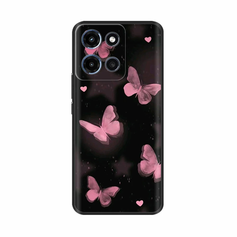 For Motorola Moto G (2025) Case Cute Cartoon Phone Case Soft Liquid Silicone Back Cover For Moto G 2025 5G Silicon Cases Coque