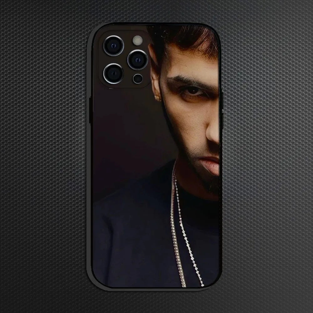 Rapper A- Anuel AA  Phone Case For iPhone 16,15,14,13,12,11 Plus,Pro Max,XS,X,XR,SE,Mini,8,7,Soft Silicone Black Cover