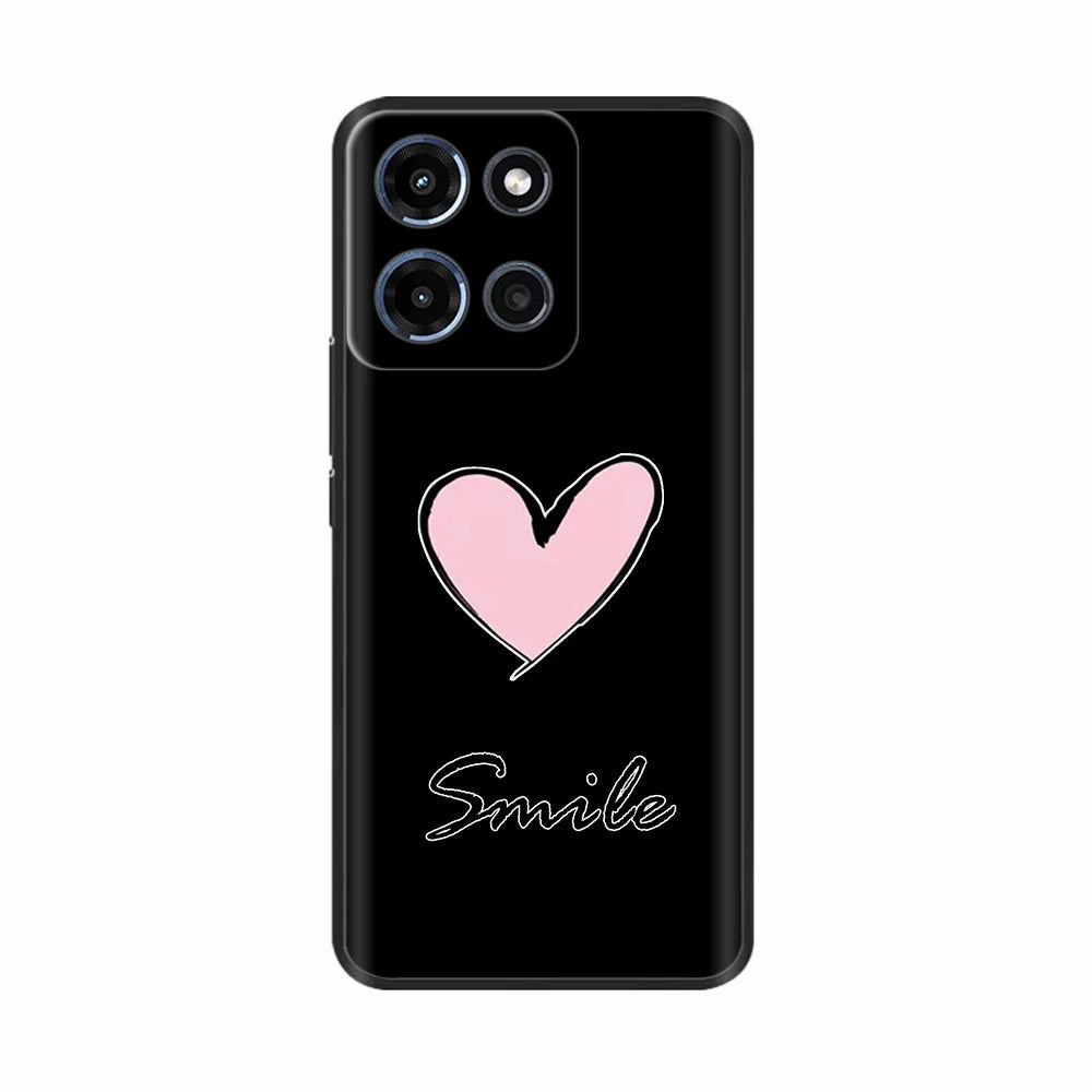 For Motorola Moto G (2025) Case Cute Cartoon Phone Case Soft Liquid Silicone Back Cover For Moto G 2025 5G Silicon Cases Coque