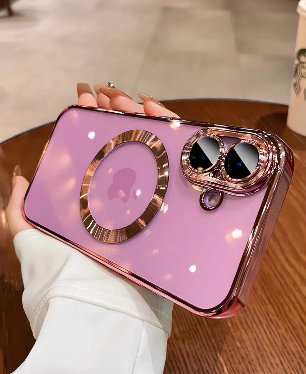 New Official Desert Gold Phone Case For iPhone 16 15 14 13 12 X 11 Pro Max Plus Clear Magsafe Magnetic Lens Protect Soft Cover