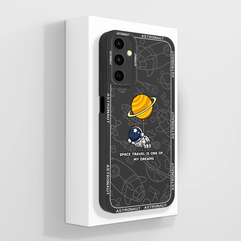 For Samsung Galaxy A24 Phone Case Cute Panda High Quality Liquid Silicone Anti Drop Soft Back Cover For Samsung A 24 Phone Shell