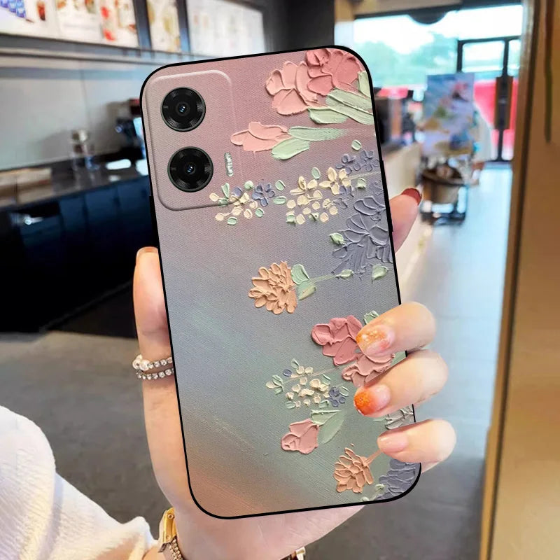 For Motorola Moto G35 G55 G75 5G Case Luxury TPU Soft Silicone Back Cover Phone Cases for Moto G32 G 35 55 75 Shockproof Fundas