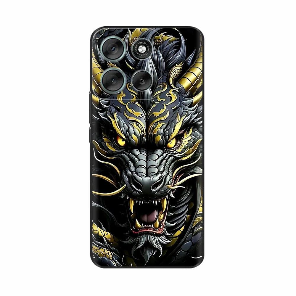 Phone Case For Motorola Moto G86 Case Soft Black Silicone Shockproof Back Cover For Moto G86 XT2527-2 G 86 Cases Covers Fundas