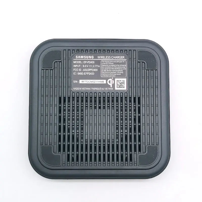Samsung 15W Qi Wireless Charger Fast Charge Pad For Galaxy S24 S23 S22 S21 S20 Ultra Plus Z Flip Fold 6 5 4 3 For iPhone 15 Pro